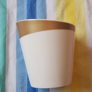 Starbucks Asymmetrical Gold Rim Porcelain Tazo Mug